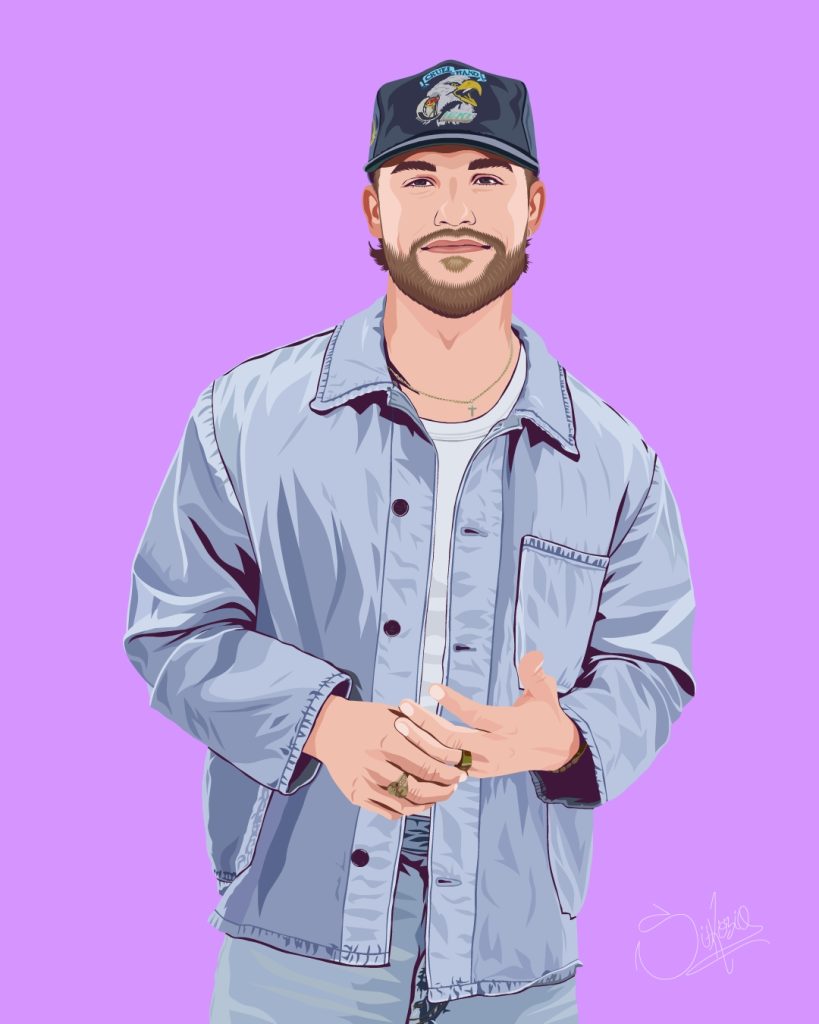 @bradleyemmens Portrait by Pablo Sikosia