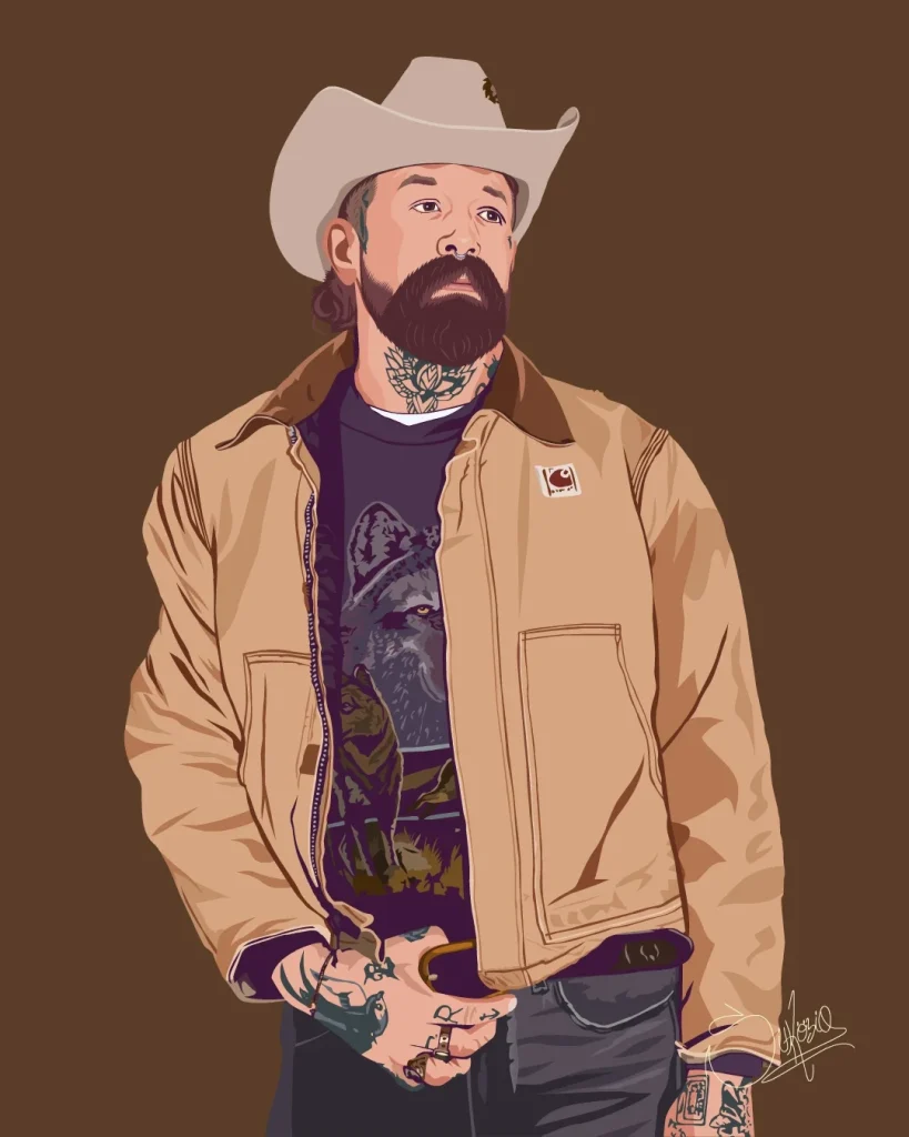 @buffalolarry Portrait by Pablo Sikosia