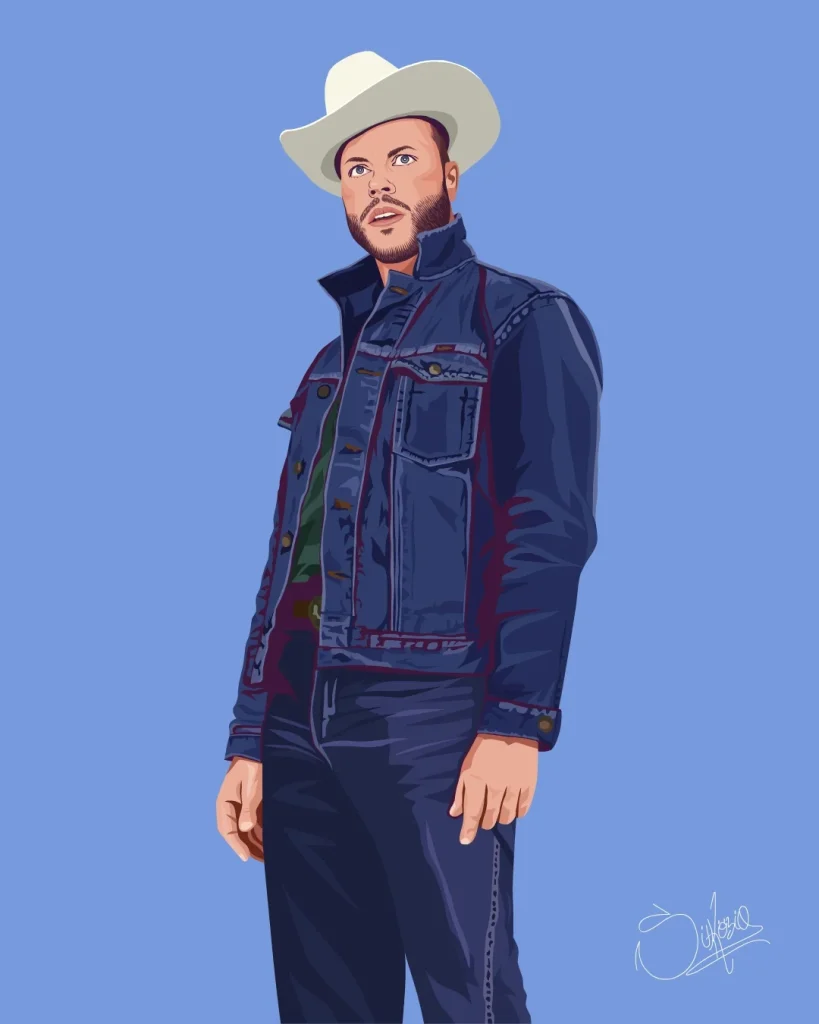 @charleycrockett Portrait by Pablo Sikosia