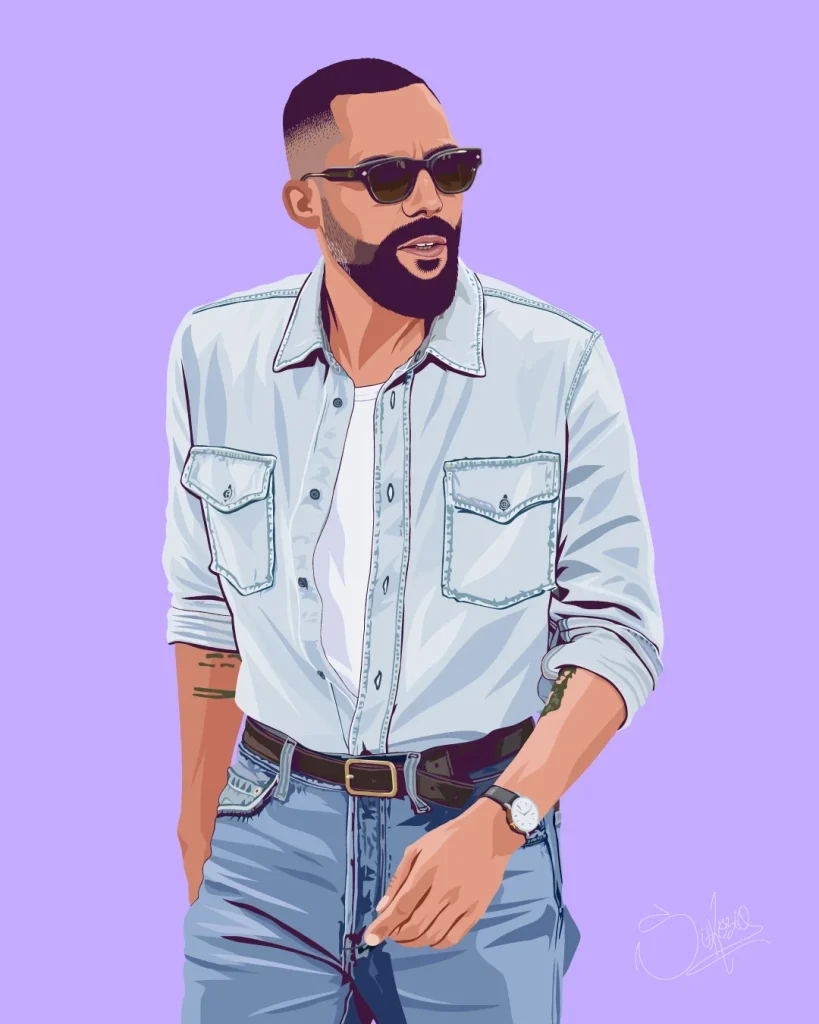 @newkissontheblog Portrait by Pablo Sikosia