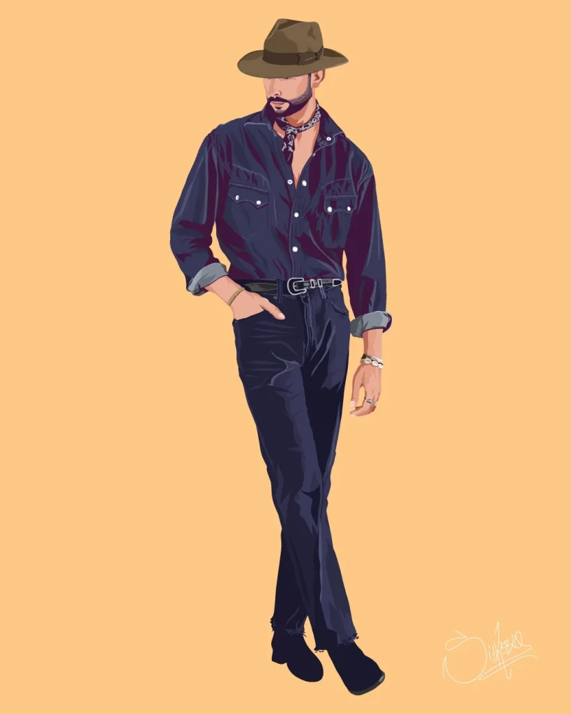 @quentin_menstyle Portrait by Pablo Sikosia